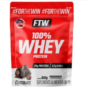 Whey Protein Refil 900g – Sabor Chocolate – FTW
